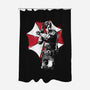 R.P.D. Police Officer-none polyester shower curtain-DrMonekers