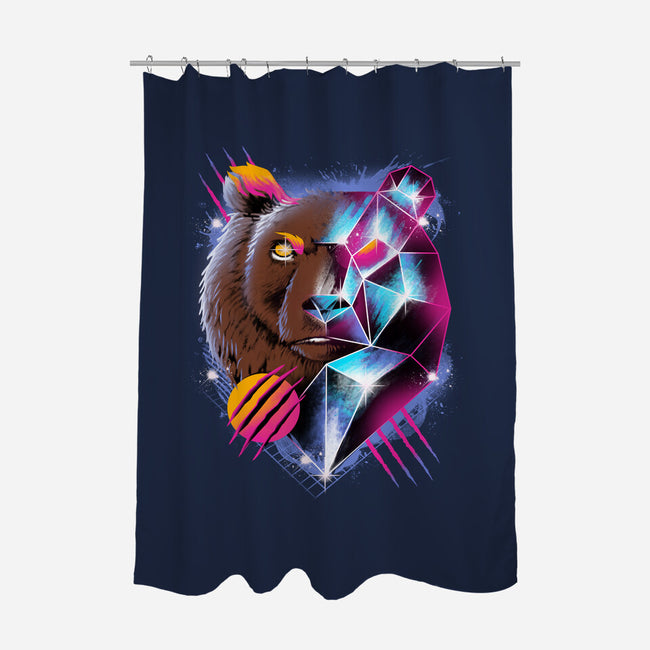 RAD BEAR-none polyester shower curtain-vp021