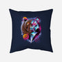 RAD BEAR-none non-removable cover w insert throw pillow-vp021