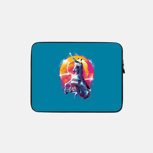 Rad Unicorn-none zippered laptop sleeve-vp021