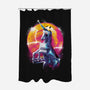 Rad Unicorn-none polyester shower curtain-vp021