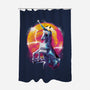 Rad Unicorn-none polyester shower curtain-vp021