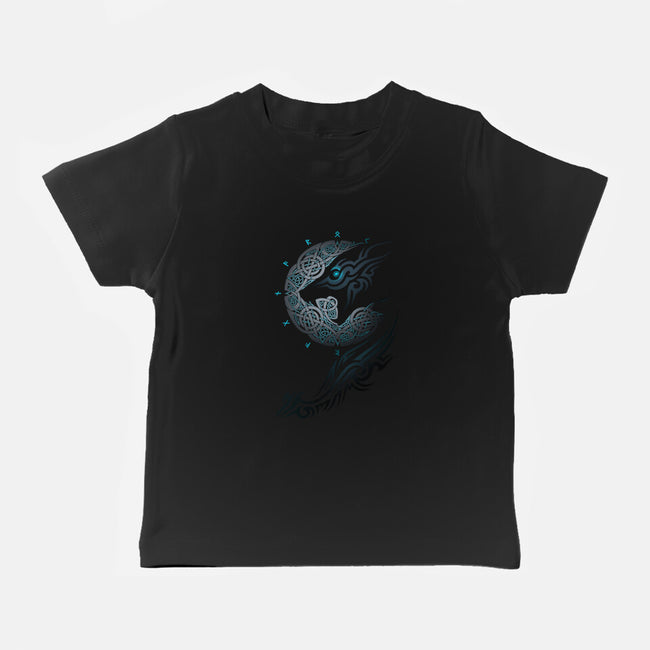 Ragnarok Moon-baby basic tee-RAIDHO