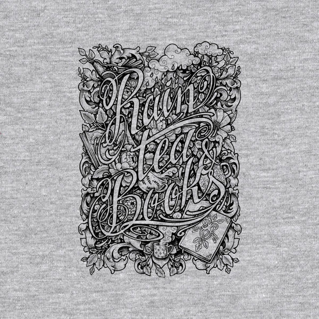 Rain, Tea, & Books-mens heavyweight tee-MedusaD