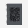 Rain, Tea, & Books-none dot grid notebook-MedusaD
