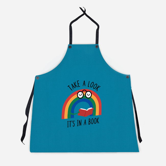Rainbow Reader-unisex kitchen apron-wearviral