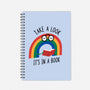 Rainbow Reader-none dot grid notebook-wearviral