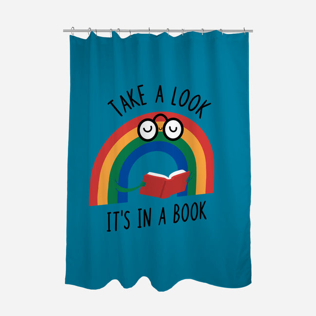 Rainbow Reader-none polyester shower curtain-wearviral