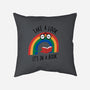 Rainbow Reader-none removable cover w insert throw pillow-wearviral