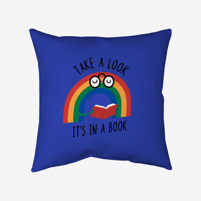 Rainbow Reader-none removable cover w insert throw pillow-wearviral