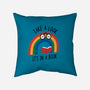 Rainbow Reader-none removable cover w insert throw pillow-wearviral