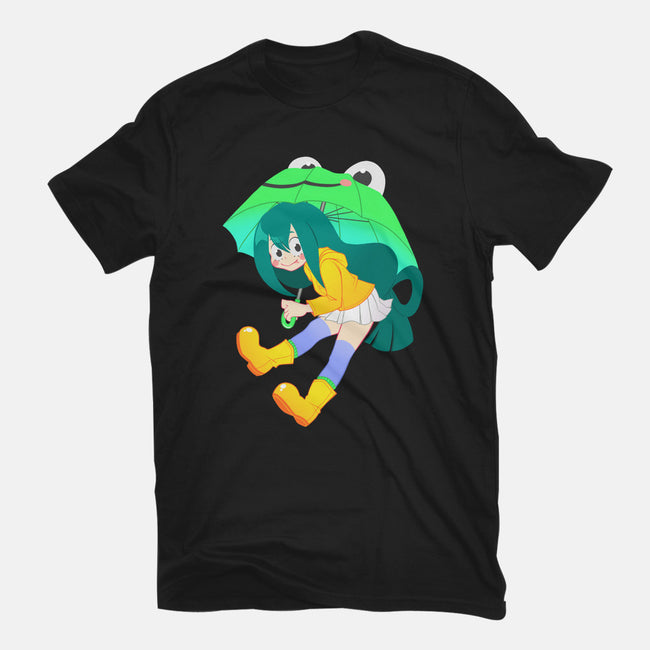 Rainy Season Hero-mens heavyweight tee-Nerdy Mandy