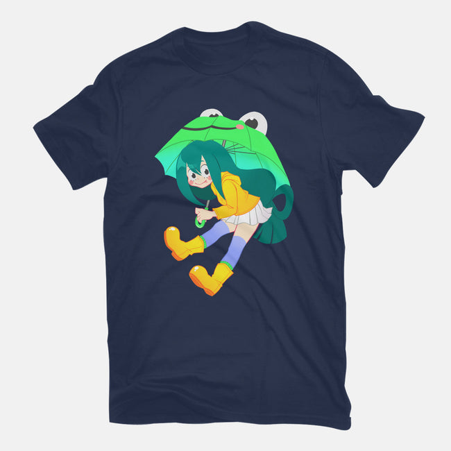 Rainy Season Hero-mens heavyweight tee-Nerdy Mandy