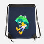 Rainy Season Hero-none drawstring bag-Nerdy Mandy