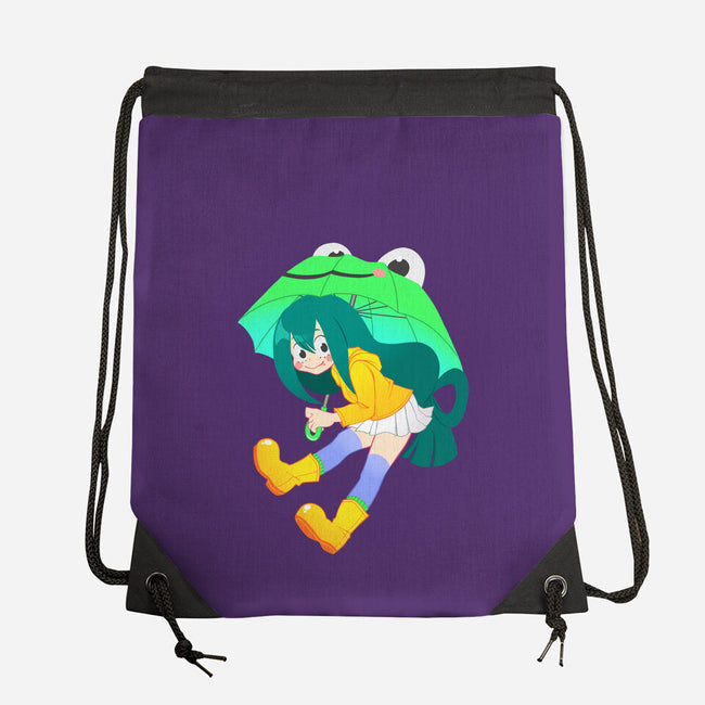 Rainy Season Hero-none drawstring bag-Nerdy Mandy