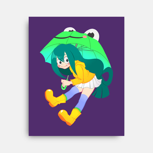 Rainy Season Hero-none stretched canvas-Nerdy Mandy