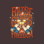 Raise A Glass To Freedom-none polyester shower curtain-risarodil