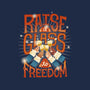 Raise A Glass To Freedom-none stretched canvas-risarodil