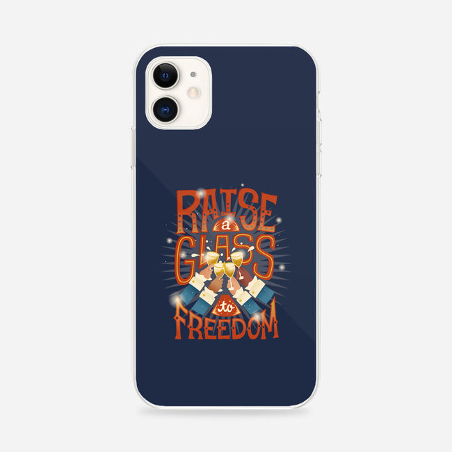 Raise A Glass To Freedom-iphone snap phone case-risarodil