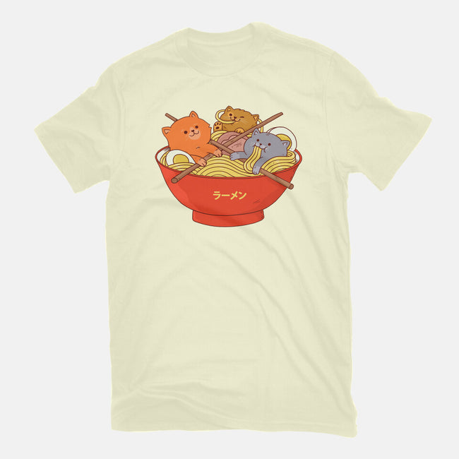 Ramen and Cats-womens basic tee-ppmid