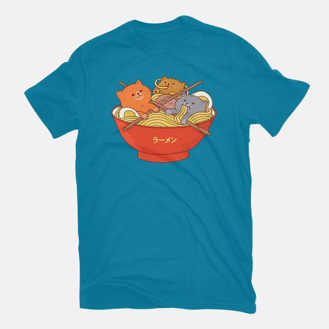 Ramen and Cats-womens basic tee-ppmid