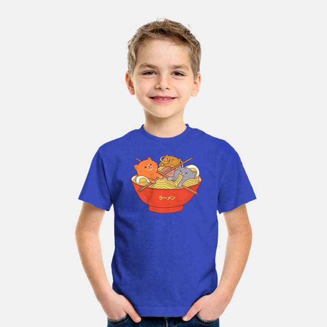 Ramen and Cats-youth basic tee-ppmid