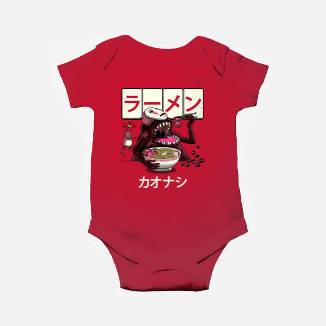 Ramen Kaonashi-baby basic onesie-vp021