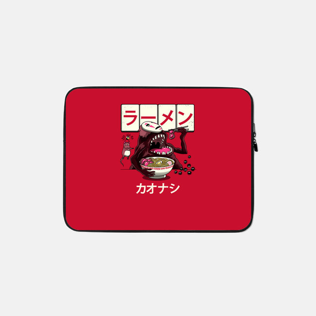 Ramen Kaonashi-none zippered laptop sleeve-vp021