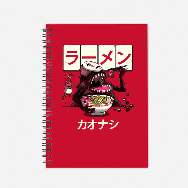 Ramen Kaonashi-none dot grid notebook-vp021