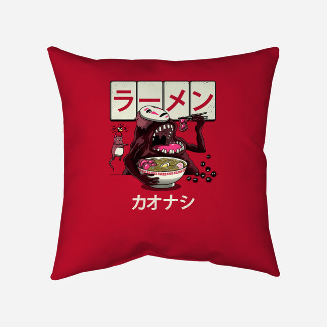 Ramen Kaonashi-none removable cover w insert throw pillow-vp021