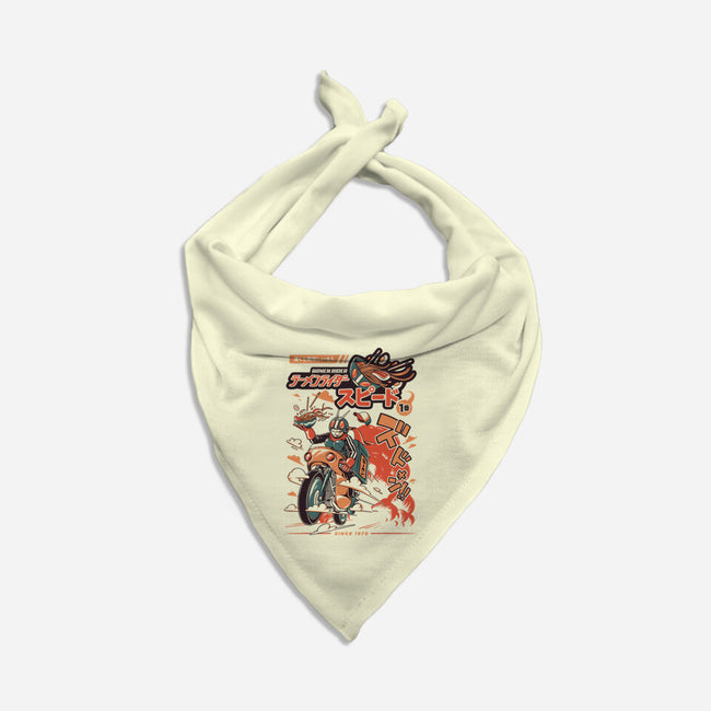 Ramen Rider-cat bandana pet collar-ilustrata