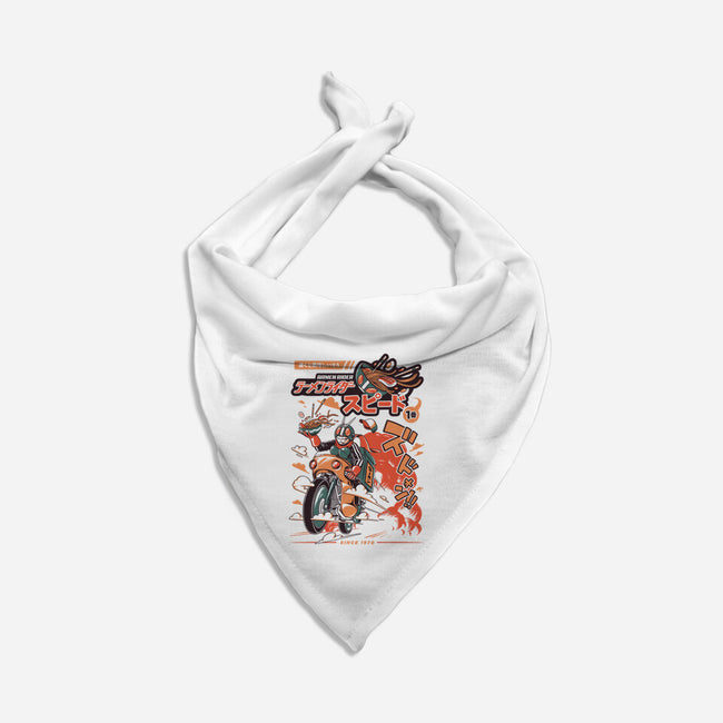 Ramen Rider-dog bandana pet collar-ilustrata