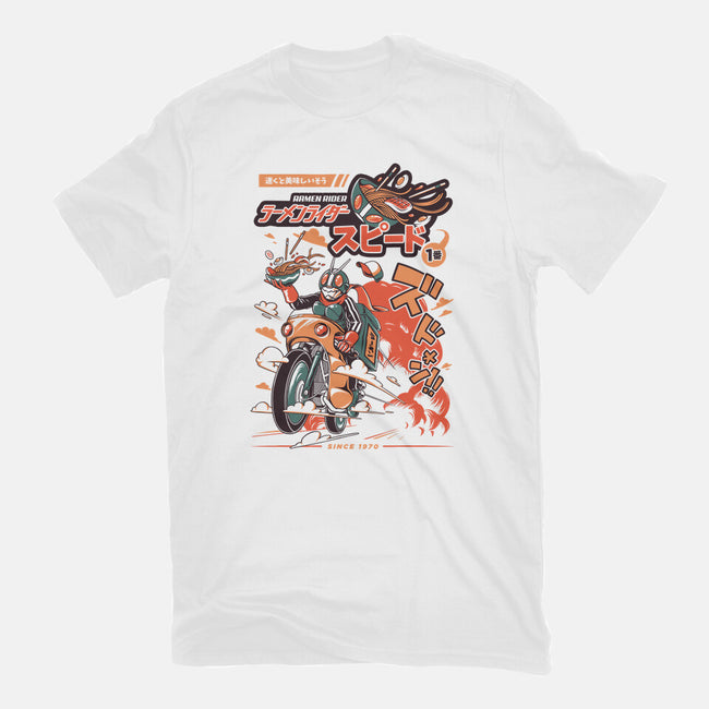 Ramen Rider-womens fitted tee-ilustrata