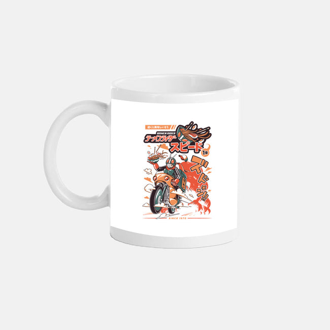 Ramen Rider-none glossy mug-ilustrata