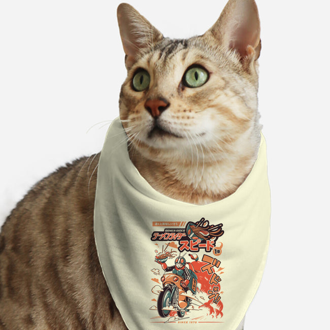 Ramen Rider-cat bandana pet collar-ilustrata