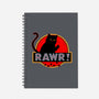 RAWR-none dot grid notebook-Crumblin' Cookie