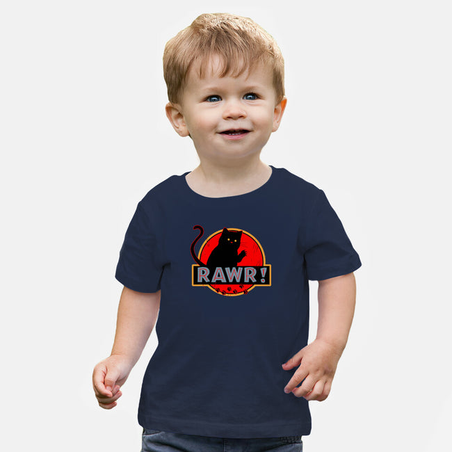 RAWR-baby basic tee-Crumblin' Cookie