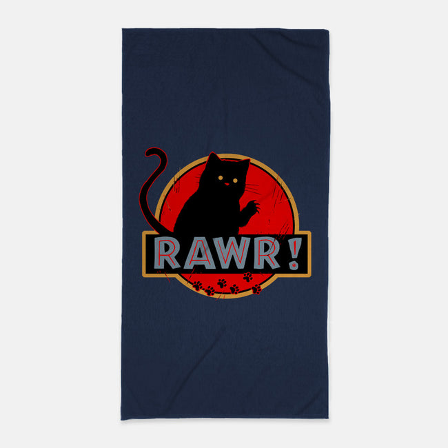 RAWR-none beach towel-Crumblin' Cookie