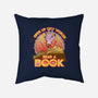 Read a Damned Book-none removable cover w insert throw pillow-kgullholmen