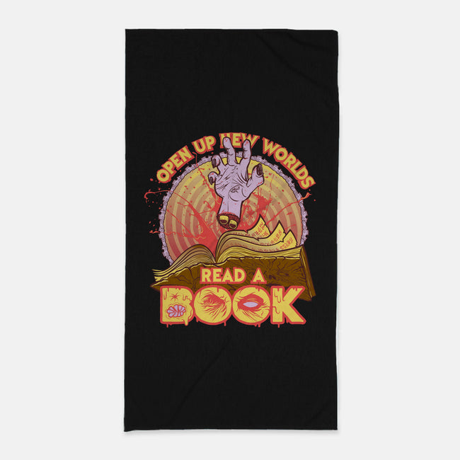 Read a Damned Book-none beach towel-kgullholmen