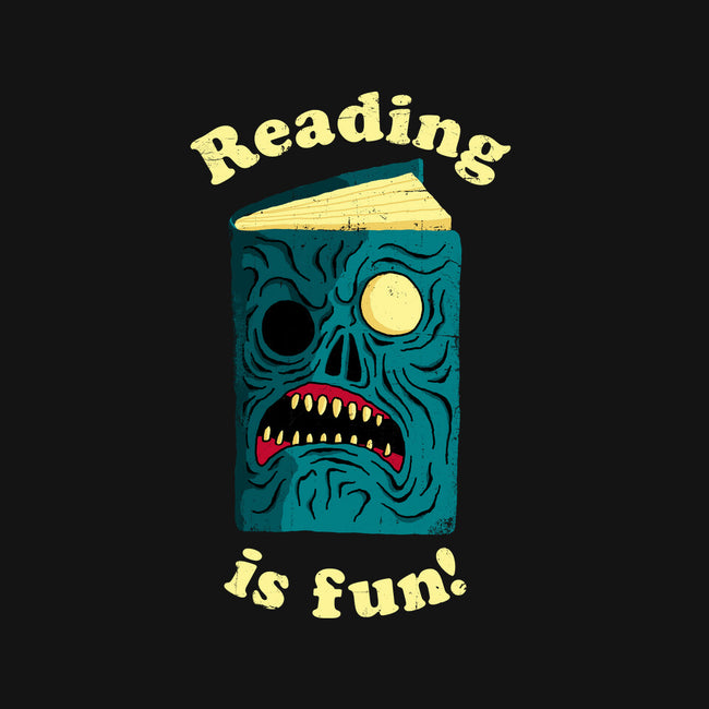 Reading is Fun-none removable cover w insert throw pillow-DinoMike