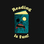 Reading is Fun-none drawstring bag-DinoMike