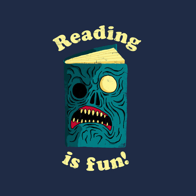 Reading is Fun-baby basic tee-DinoMike