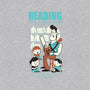 Reading is Groovy-womens v-neck tee-Dave Perillo