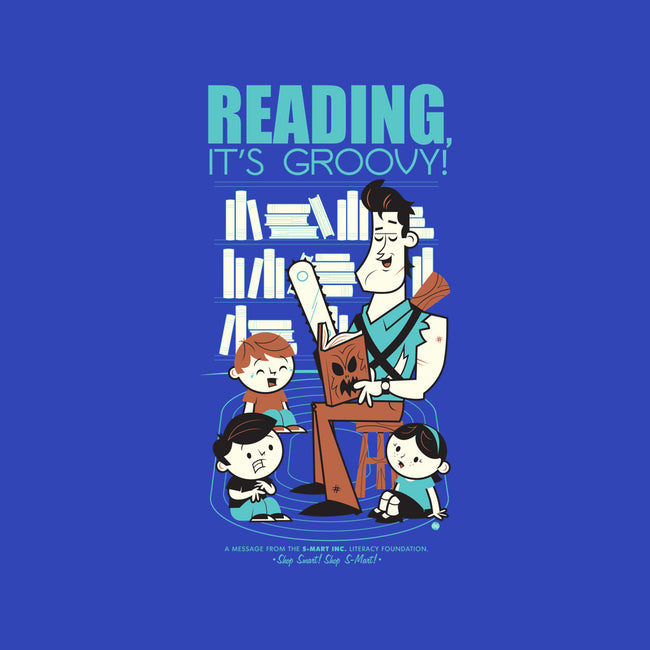 Reading is Groovy-none adjustable tote-Dave Perillo