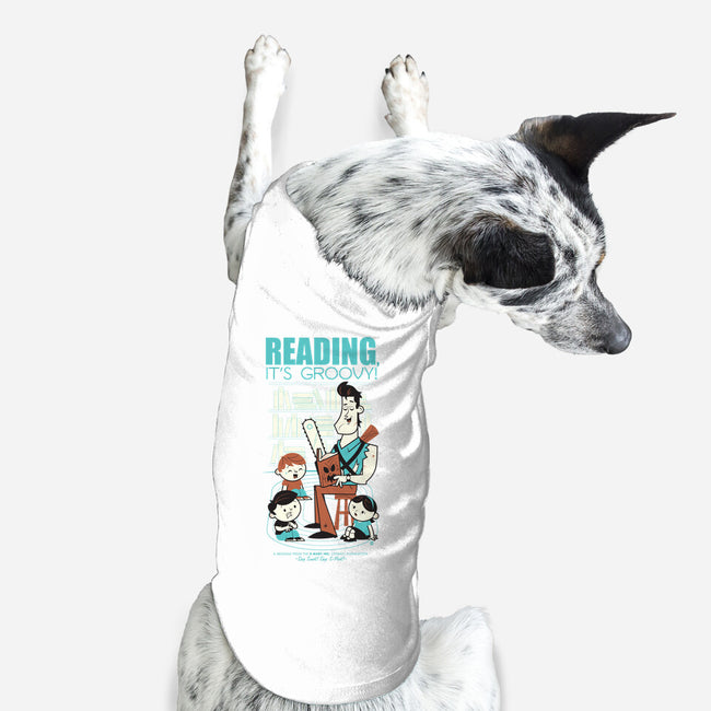 Reading is Groovy-dog basic pet tank-Dave Perillo