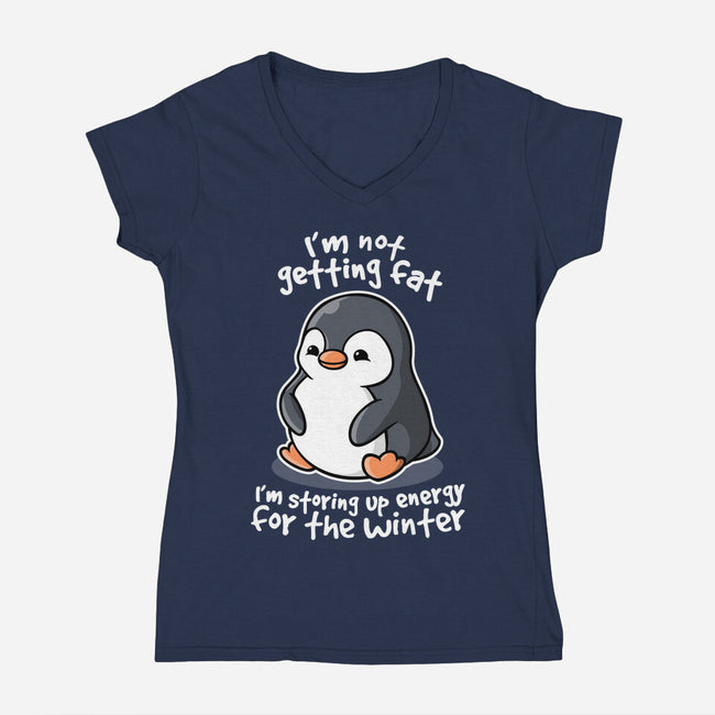 Ready For The Winter-womens v-neck tee-NemiMakeit