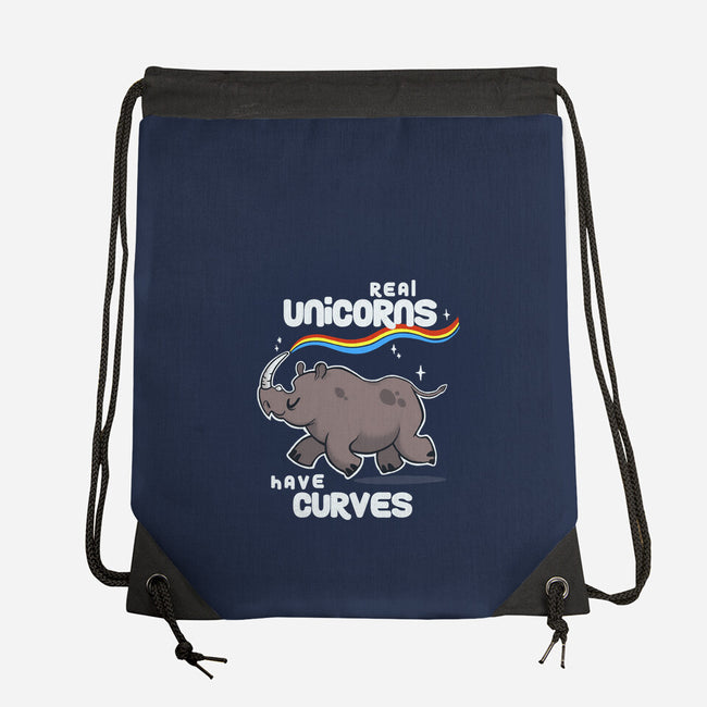 Real Unicorns-none drawstring bag-BlancaVidal