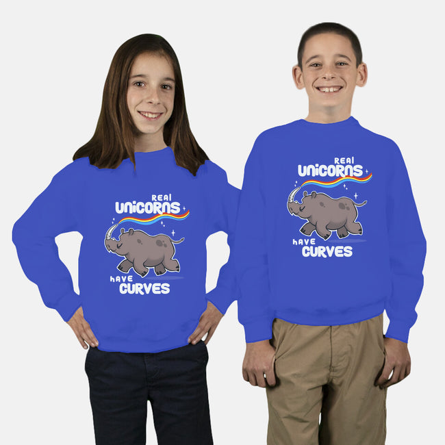 Real Unicorns-youth crew neck sweatshirt-BlancaVidal