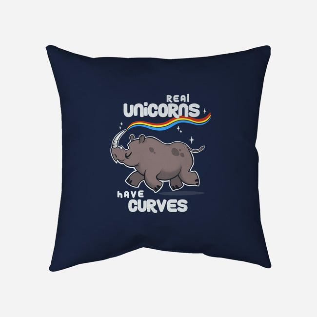 Real Unicorns-none removable cover w insert throw pillow-BlancaVidal